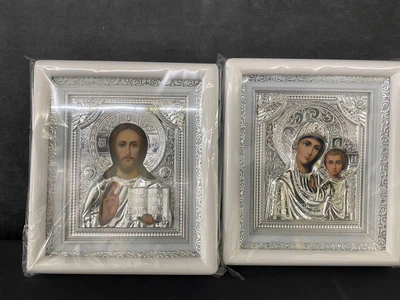 Ікони православні для батьківського благословення 2 шт 23х28 см Вінчальні ікони для батьківського благословення