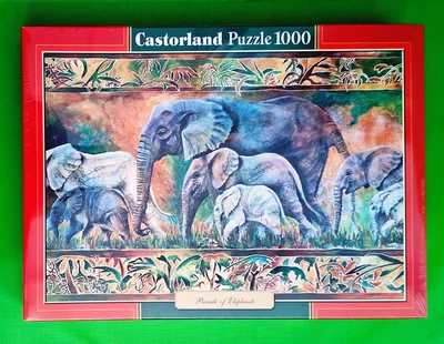 Пазли Castorland 1000 елементів Парад слонів