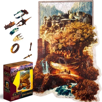 Деревянный пазл Woods Story Властелин Колец Lord Of The Rings Дом Элронда – Ривендейл 316 деталей
