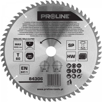 Пильний диск по дереву Proline 300 x 30 мм 84306 (5903755843067)