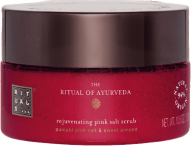 Peeling do ciała Rituals The Ritual of Ayurveda regenerujący z różową solą 300 g (8719134098631)