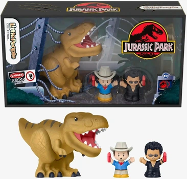 Zestaw zabawek Fisher Price Little People Jurassic Park JFD75 (194735294534)