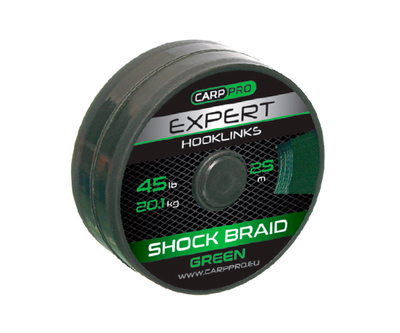 Шок-лідер Carp Pro Shock Braid 45 lb 25 м