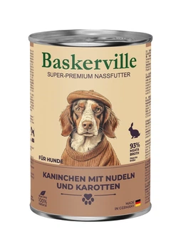 Консервированный корм Baskerville для собак с кроликом 400 г