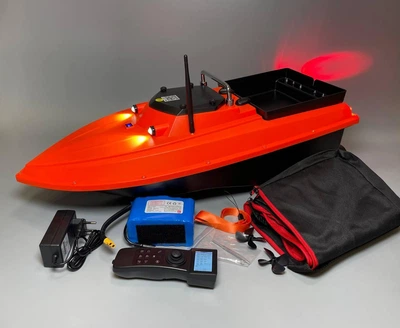 Прикормочный карповый кораблик Flytec D80 B I GPS 99 точек 46800 mah 12V для рыбалки ( для завоза прикормки закормочный )