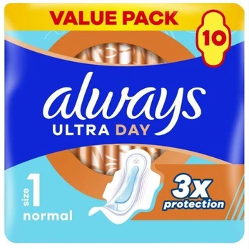 Прокладки Always Ultra Normal (4 капли) 10шт