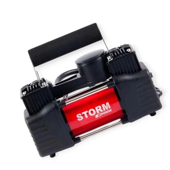 Компрессор 2 цилин storm 360w/10атм/85л/5,7м шланг спирал с ман/led подсветка/клемы/сумка AUTOSTORM