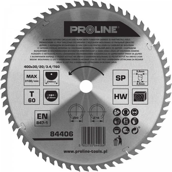Пильний диск по дереву Proline 400 x 30 мм 84406 (5903755844064)