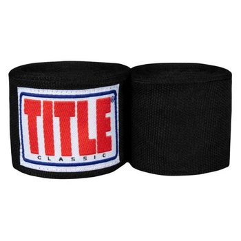 Бинты боксёрские TITLE Boxing CLASSIC 108" ADVANCED HANDWRAPS 2.0 Чёрный