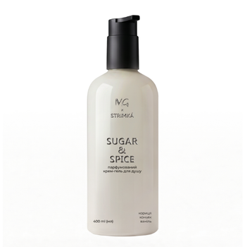 Крем-гель парфюмированный для душа MG Nail STRIMKA Sugar Spice 400 мл