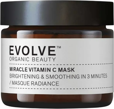 Maska do twarzy Evolve Organic Beauty Miracle Vitamin C rozjaśniająca 60 ml (5060200045749)