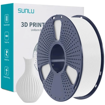 Филамент (пластик для 3D-принтера) Sunlu PLA White 1,75 мм 1 кг CW-0101