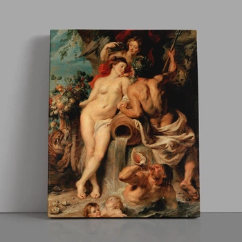 Интерьерная картина Союз Земли и Воды, Рубенс, Rubens, Union of Earth and Water, 37×30 см (id6672)