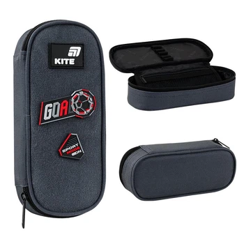 Пенал KITE K26-599-14 1 відділення, клапан з кишенею на блискавці Sport Mode