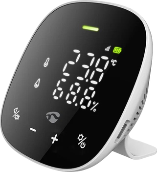 Датчик якості повітря Nedis Wi-Fi (WIFISA20CBK)