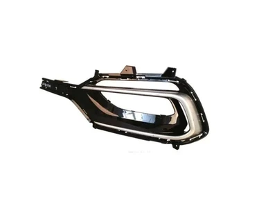 Решетка бампера Hyundai Santa Fe 3 2016-2018, с отв. п/тум., левая, черная, AVTM, 865614Z520, 183247913