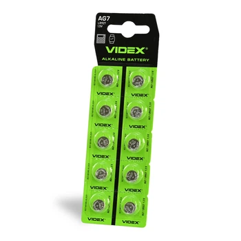 Батарейка для часов Videx AG 7/LR926 блистер 10 шт