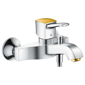 Змішувач для ванни HANSGROHE METROPOL CLASSIC 31340090, хром/золото, настінний