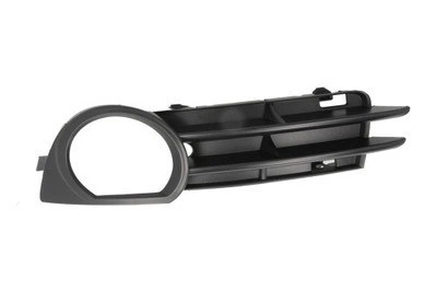 Решітка бампера Audi A3 2008-2012, з отвором п/тум, ліва, чорна, AVTM, 8P4807681, 181203911