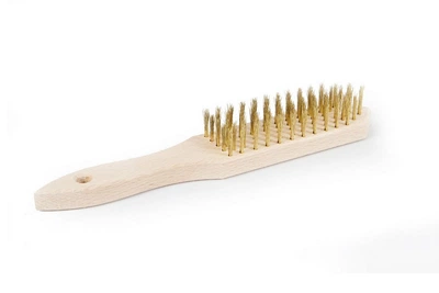 Щітка зачисна ручна MASTERTOOL дерев'яна колодка 5-ти рядна 295х42х41/25 мм 14-5605