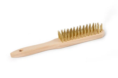 Щітка зачисна ручна MASTERTOOL дерев'яна колодка 6-ти рядна 295х48х41/25 мм 14-5606