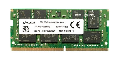 Оперативна пам`ять 16 ГБ, DDR4, для ноутбуків, Kingston (2400 МГц, 1.2 В, CL17, K821PJ-MID) Б/В