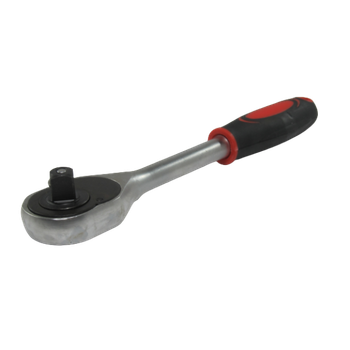 Вороток тріскачка 1/2" INTERTOOL 24 зуба, довжина 250мм, CrV, з храповим механізмом (34011)