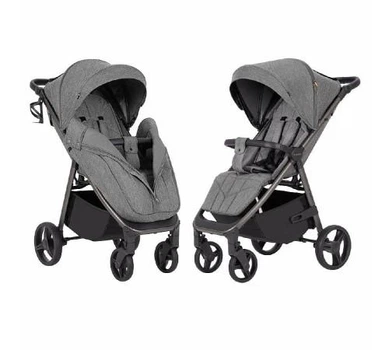 Прогулянкова коляска Carrello Bravo 8512PU Metal Grey