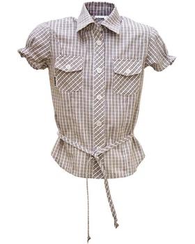 Блуза Bebepa 92 cm Белый (NE-18.08.67_White-Brown)