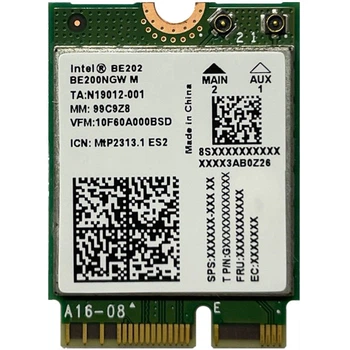 Wi-Fi модуль Intel Wi-Fi 7 BE202 M.2 802.11be Bluetooth 5.4 (BE202NGW)