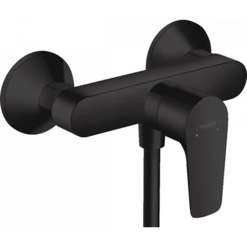 Змішувач для душу HANSGROHE TALIS E, чорний, настінний