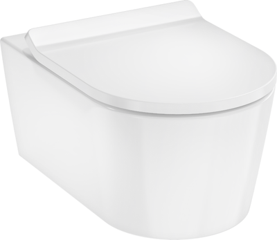 Підвісний унітаз HANSGROHE ELU PURE, білий/глянсовий, напівкругла