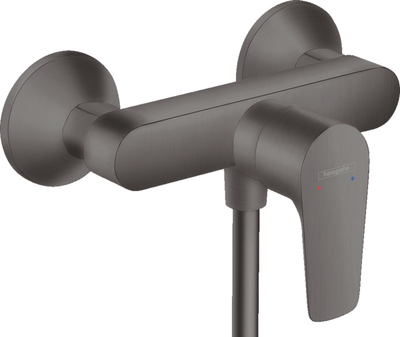 Змішувач для душу HANSGROHE TALIS E, чорний матовий хром, настінний