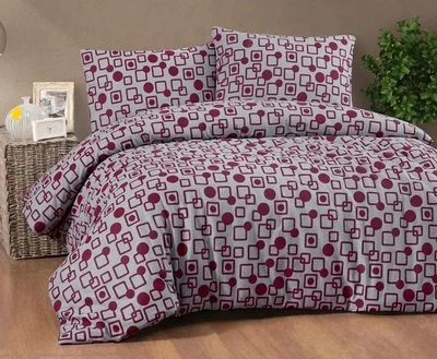 Постільна білизна фланелева Cotton collection 41874 полуторна 100% бавовна