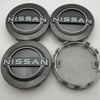 Колпачки на диски Nissan серебро логотипом 63 мм 61 мм 403426RA1A 403426HL6A 403425N заглушки серый графит