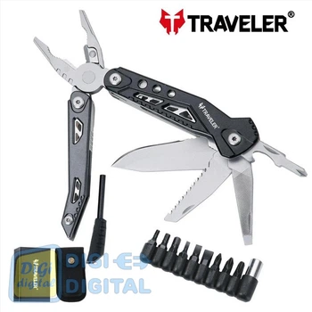 Многофункциональный нож (Мультитул) Traveler MQ-034 Black