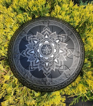 Глюкофон 14" 18 нот "Lotus" звукоряд "Enigma (G)" Язичковий пелюстковий барабан Авторська робота