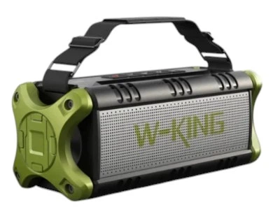 Głośnik bezprzewodowy Bluetooth W-KING D8 zielony (D8-GRE)