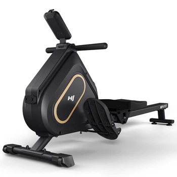 Гребной тренажер Hop-Sport HS-085R Bazel магнитный черно-золотистый