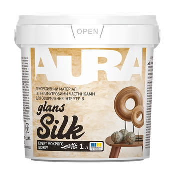 Фарба декоративна AURA Silk Glans 1 л