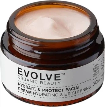 Крем для обличчя Evolve Organic Beauty Hydrate and Protect Для нормальної та комбінованої шкіри 30 мл (5060200041505)