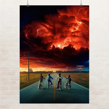 Постер Дивні Дива, Stranger Things, постер по серіалу, A3 42×30 см (id1196)