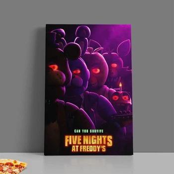 Интерьерная картина Пять ночей у Фредди, Five Nights at Freddy's, FNaF, постер в комнату подростка, 42×28 см (id6271)