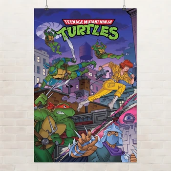 Постер Черепашки-ніндзя, Ninja Turtles, TMNT, декор кімнати підлітка, A3 42×28 см (id1331)