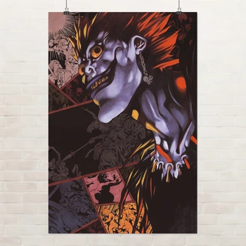 Постер Тетрадь Смерти, Бог Смерти Рюк, Death Note, аниме постер, A3 42×28 см (id3584)