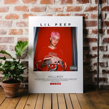Интерьерная картина Лил Пип, Густав Ар, LiL PEEP, рэпер, 42×30 см (id4616)