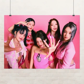 Постер (G)I-DLE, кей-поп, к-поп, A3 30×42 см (id6335)