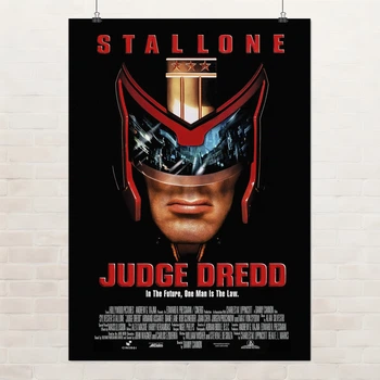 Постер Судья Дредд, Judge Dredd (1995), фантастика, культовый фильм, A1 85×60 см (id6314)