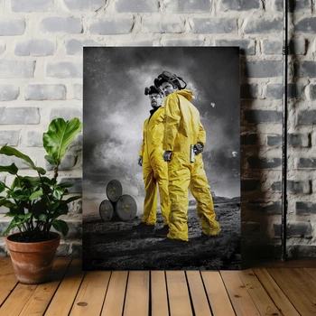 Інтер'єрна картина Пуститися берега, Breaking Bad, постер по серіалу, 42×30 см (id0962)