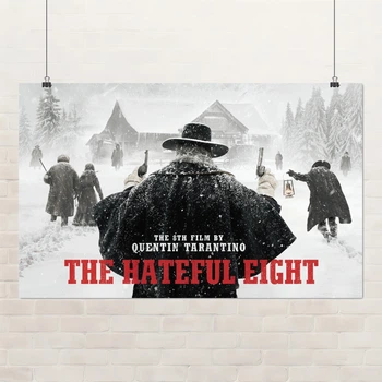 Постер Омерзительная Восьмёрка, Hateful Eight (2015), Тарантино, A3 26×42 см (id7256)